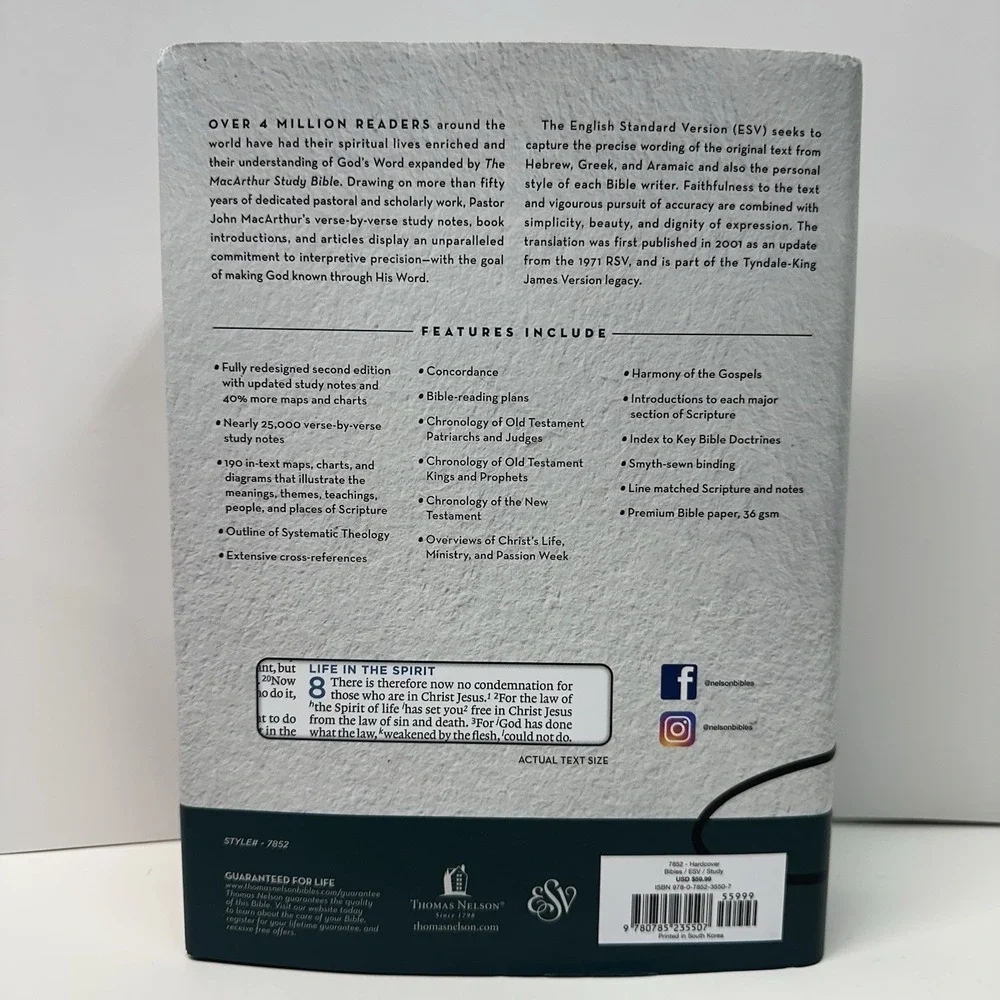 ESV, MacArthur Study Bible, 2nd Edition,‎ Hardcover: Unleashing God's Truth O...